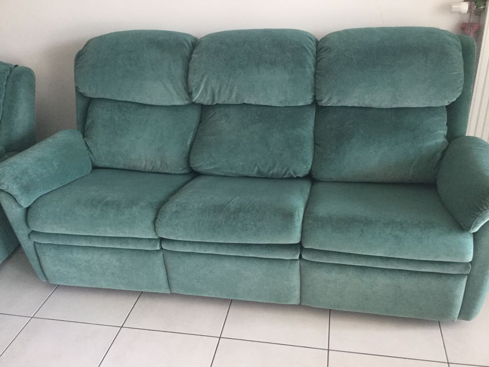 Canap� 3pl. Et fauteuil relax microfibre 0 Valleiry (74)