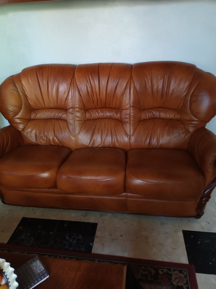 canapé et fauteuils cuir 250 Bram (11)