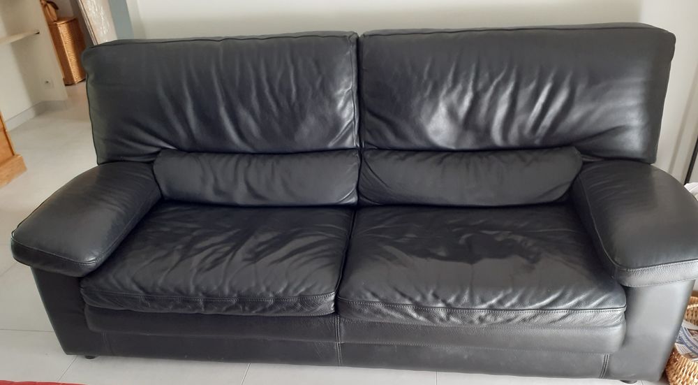 CANAPE + 2 FAUTEUILS CUIR 450 Angers (49)