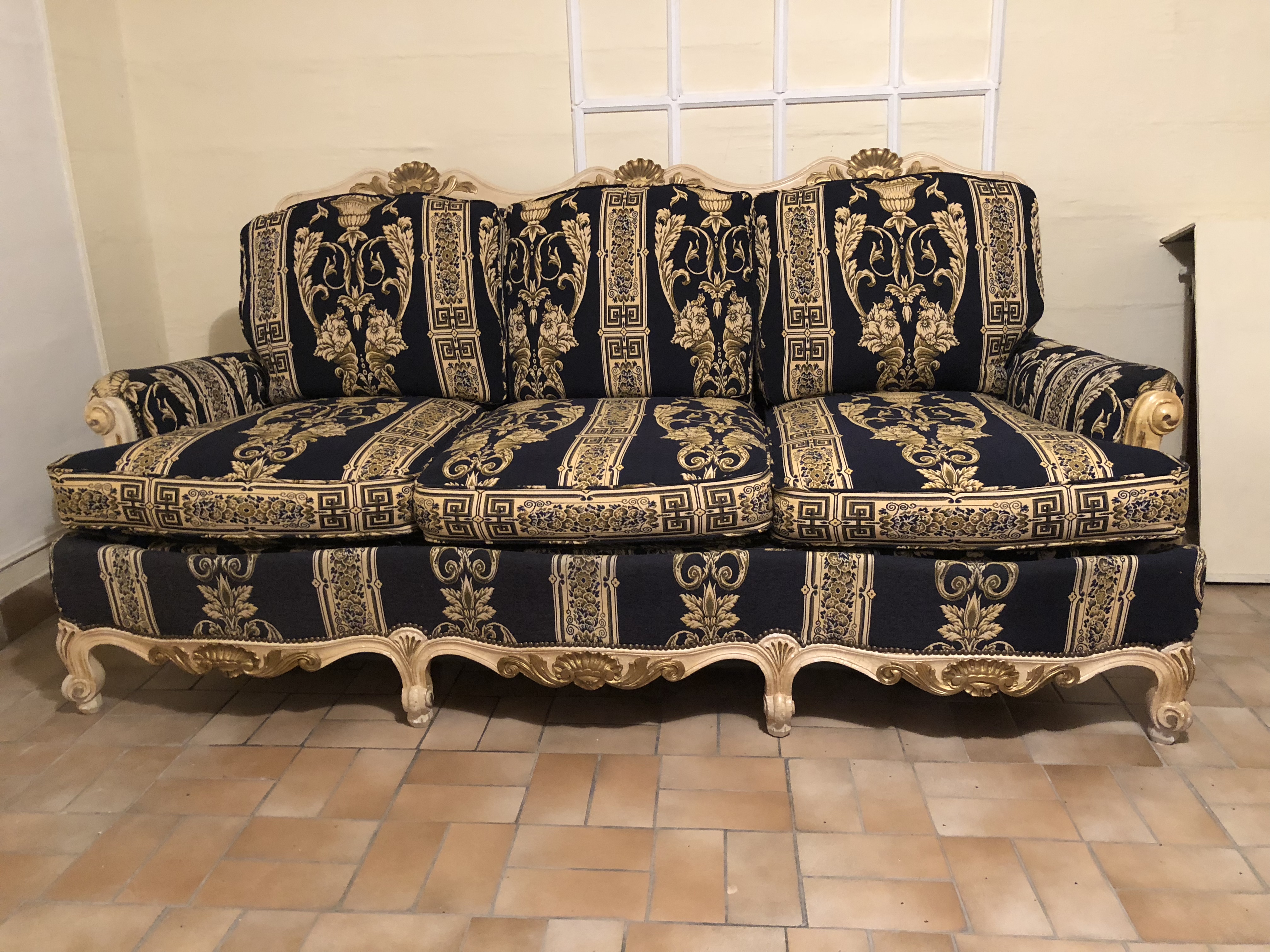 Canapé et fauteuils Louis XV 1000 Luisant (28)
