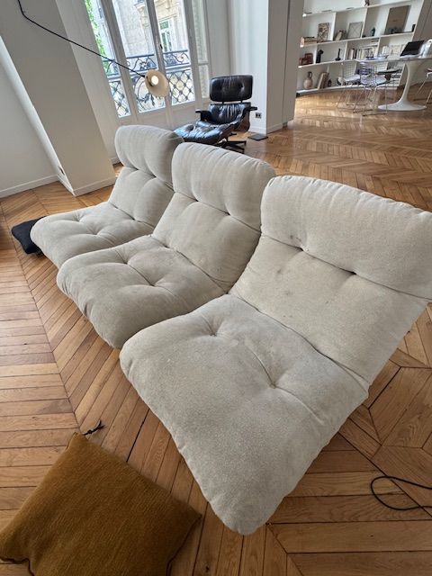 Canap� et Fauteuils Marsala (1970) par Michel Ducaroy 1590 Paris (75)