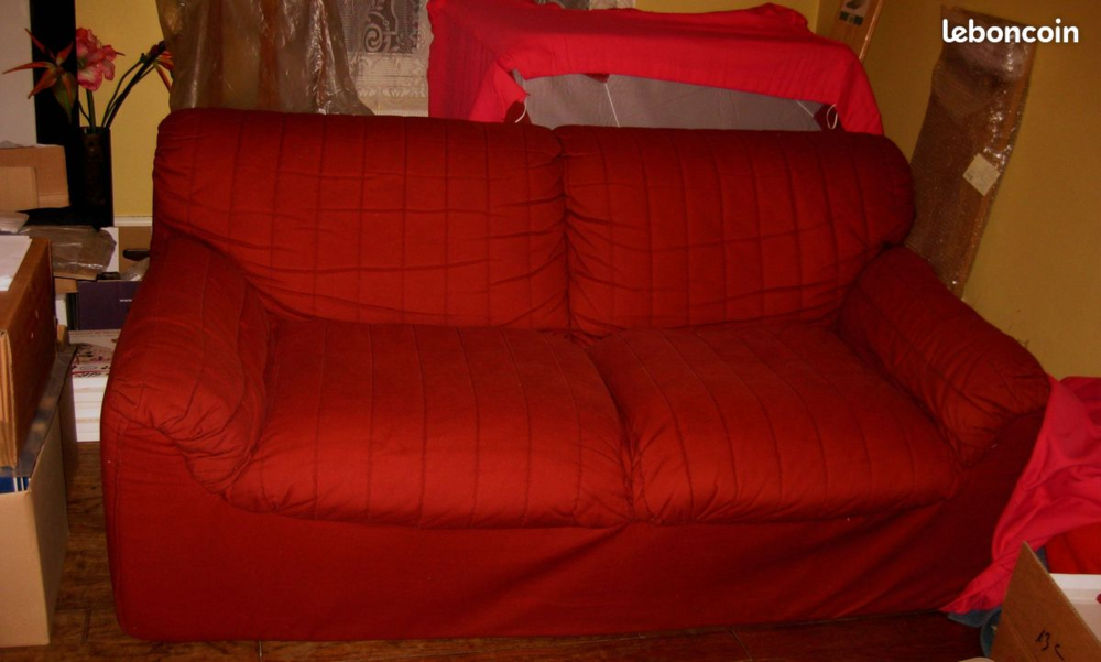Canapé + 2 fauteuils en mousse très haute densité 226 Argenteuil (95)