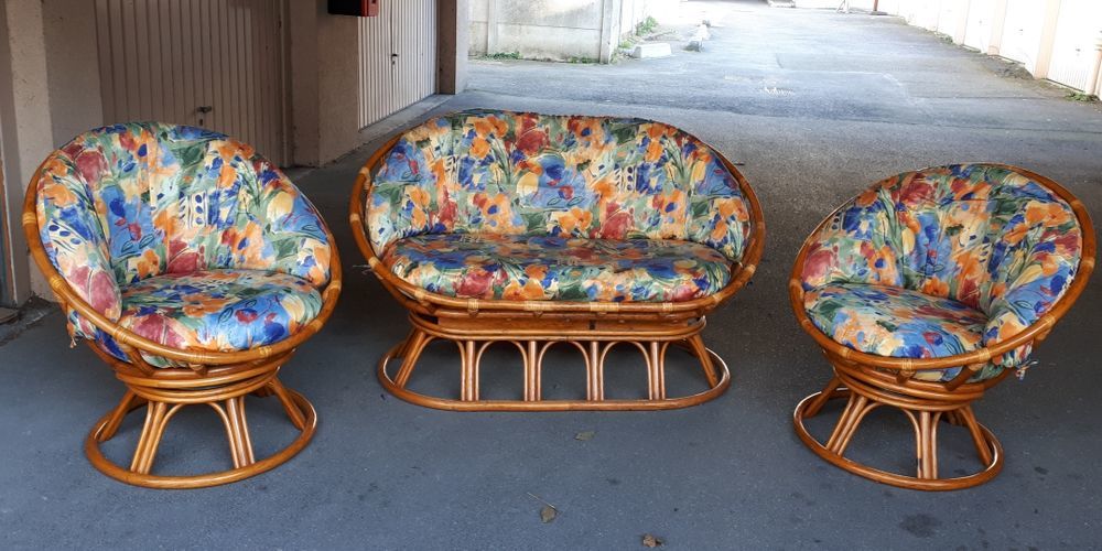 Canap�+++2+fauteuils+en+rotin+-+LE+ROTIN+DU+G� TINAIS 1000 Villemomble (93)