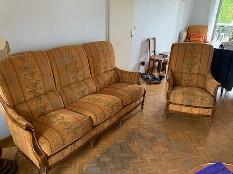 Canap� fixe 3 places et 2 fauteuils 40 Thyez (74)