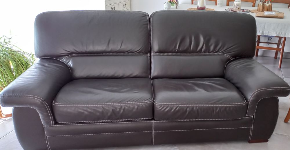 CANAPE FIXE 2 PLACES EN CUIR 150 Saint-Gelais (79)