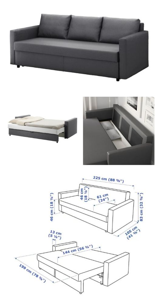 Canap� FRIHETEN Convertible 3 places, Skiftebo3 290 Rouen (76)