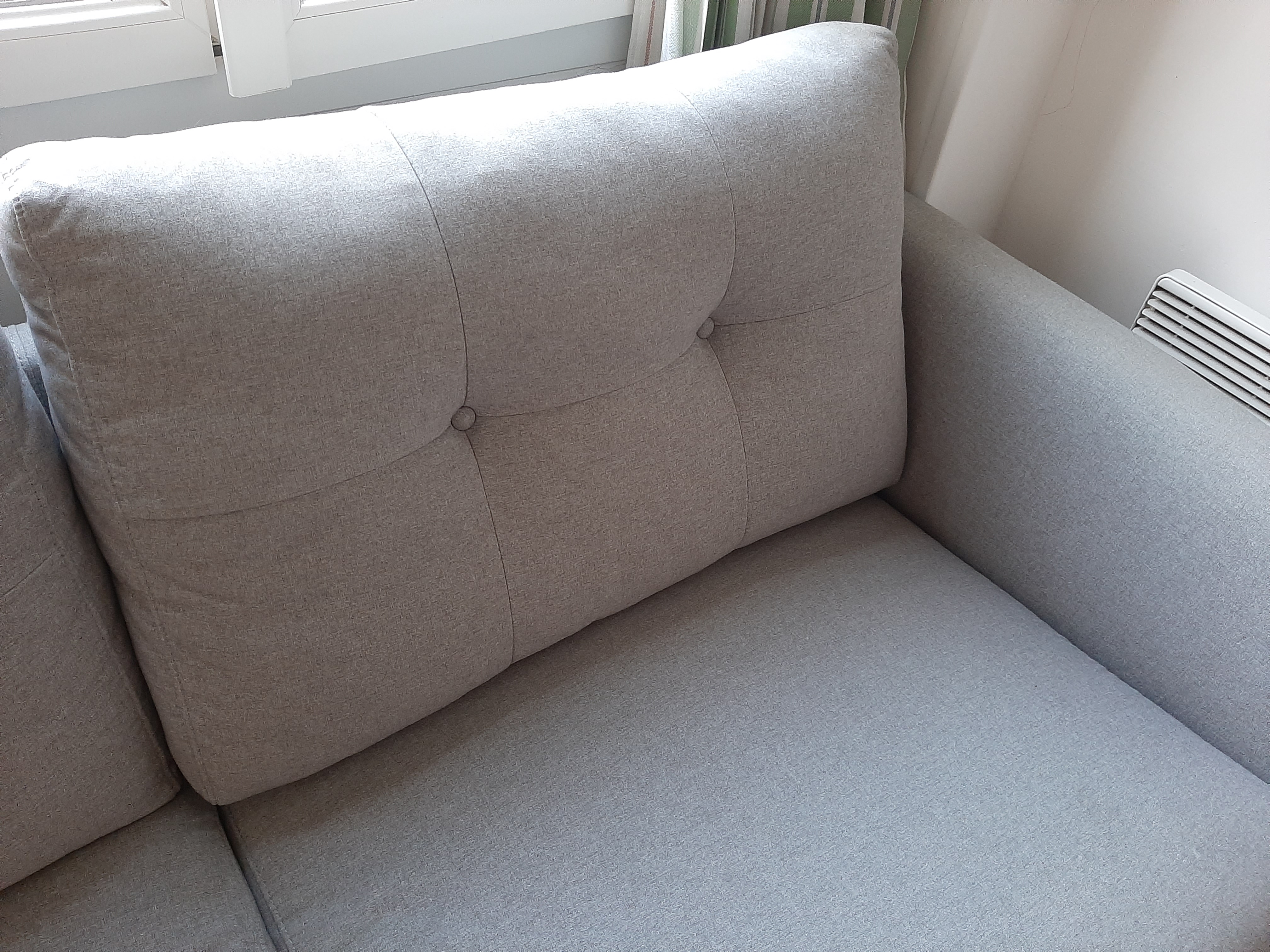 Canap� gris clair en tr�s bon �tat 170 Trouville-sur-Mer (14)