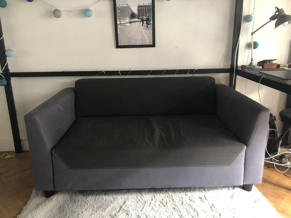 Canap� gris 2 places BUT 80 Paris 11 (75)