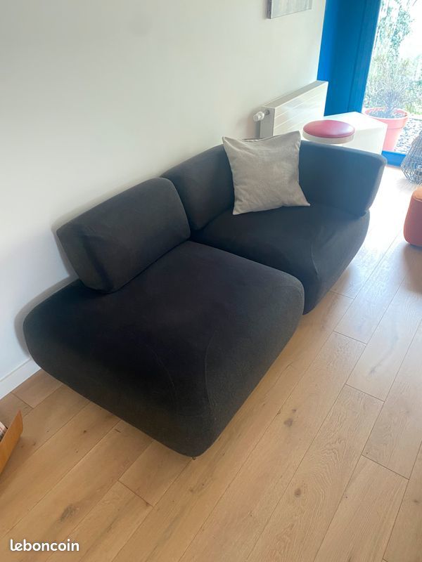 Canap� gris 3 places, tr�s bon �tat, BoConcept, 2 blocs 0 Charbonni�res-les-Bains (69)