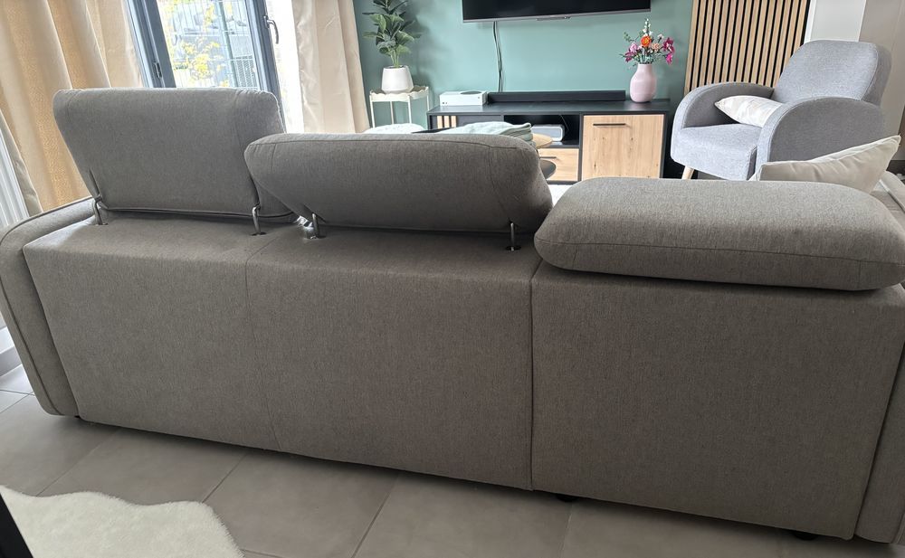 canap� gris en tissus 600 Le Petit-Quevilly (76)