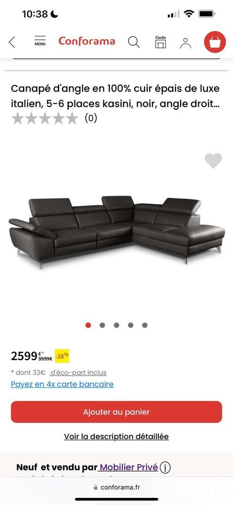 canap� gris 500 Barlin (62)