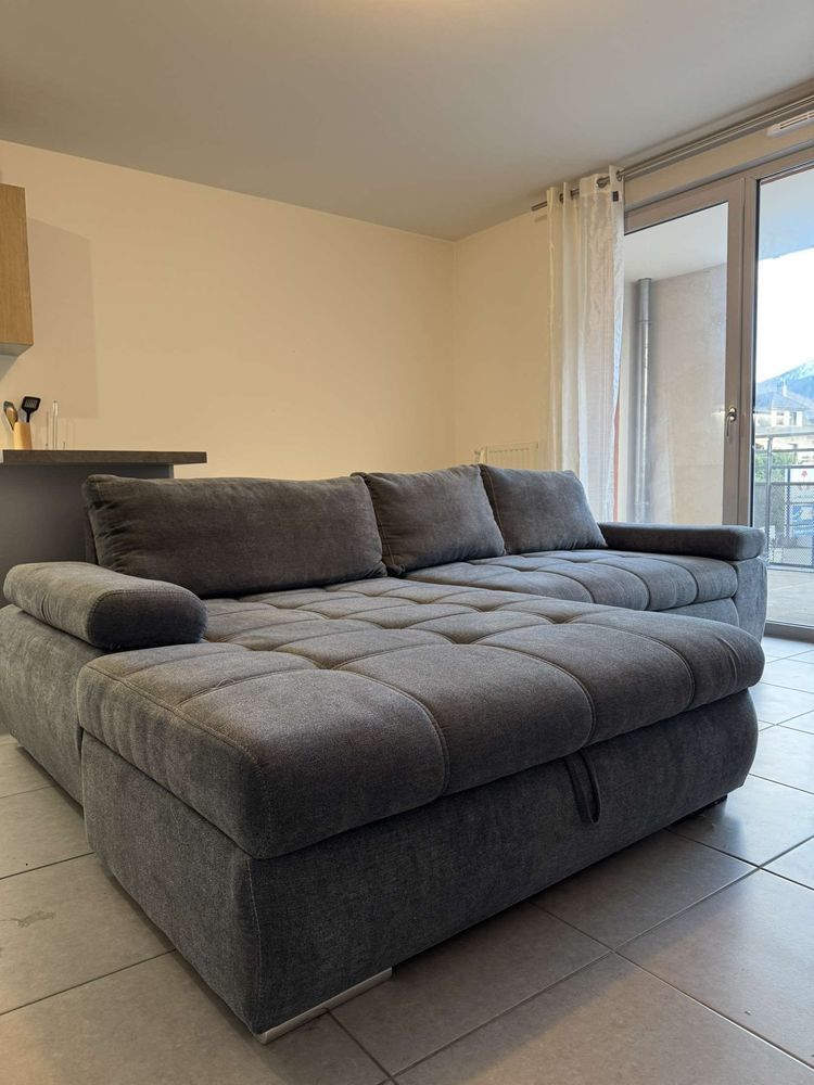 Canap� gris 860 Annemasse (74)