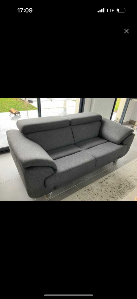 Canap� gris H&H 200 Mitry-Mory (77)