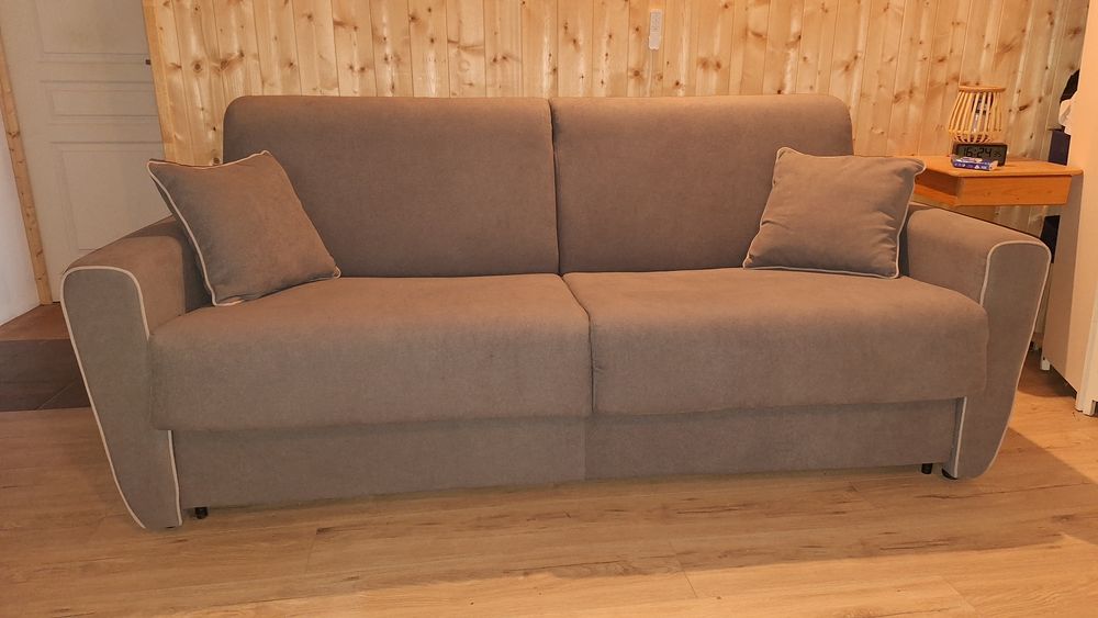 Canap� haut de gamme convertible vrai lit 160 x 190 690 Thannenkirch (68)