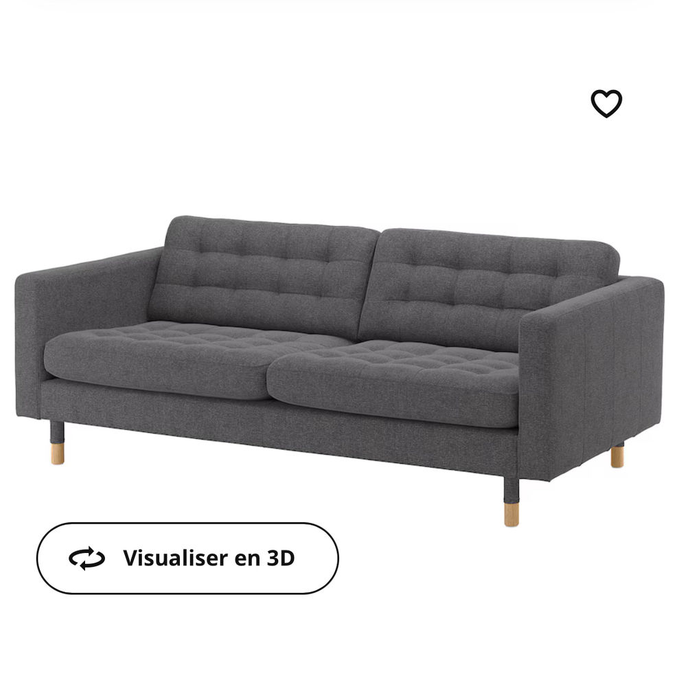Canap� IKEA LANDSKRONA 3 places 230 La Rochelle (17)