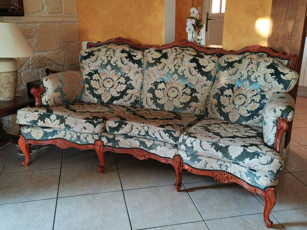 Canap� Louis XV en merisier massif 0 Saint-Prim (38)