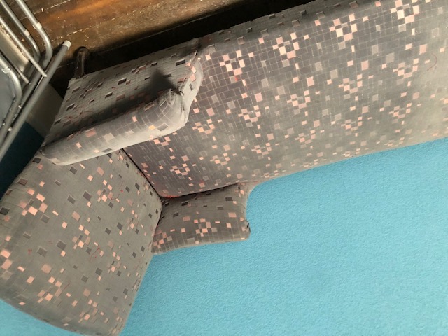 Canap� M�ridienne Gris Motif Pixelis� 0 Nancy (54)