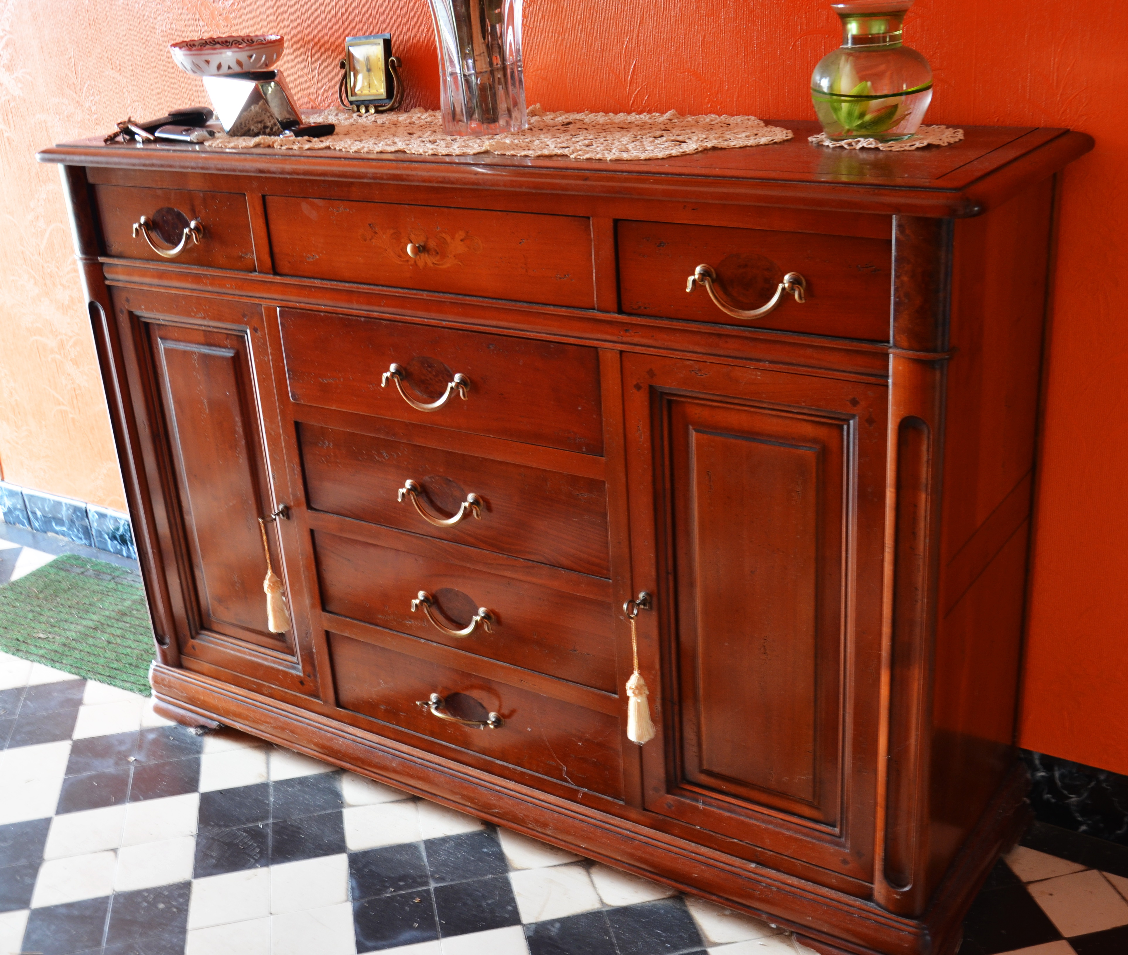 Dos de canap� merisier massif 750 Quimper (29)