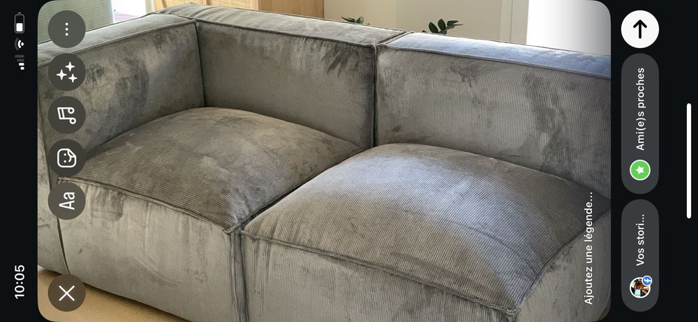 Canap� 2 modules Seven La Redoute 250 Crissey (71)