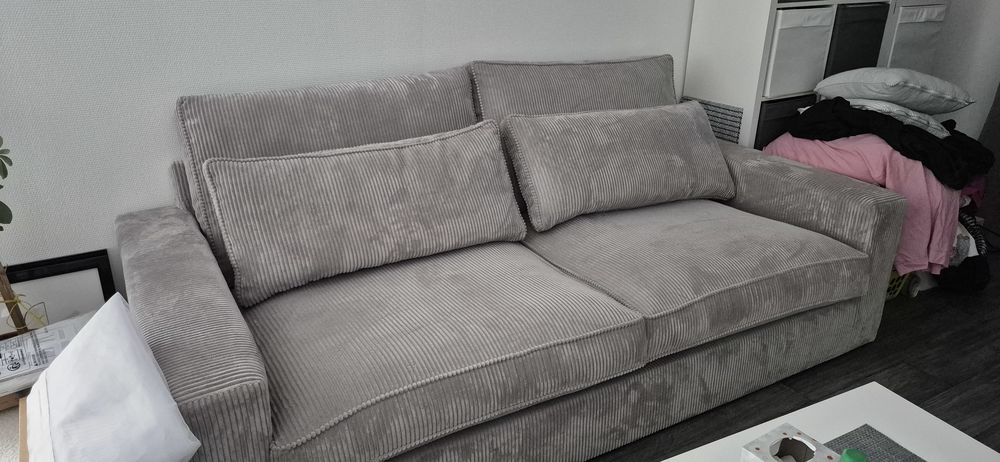 canap� neuf  gris velours 0 Rillieux-la-Pape (69)