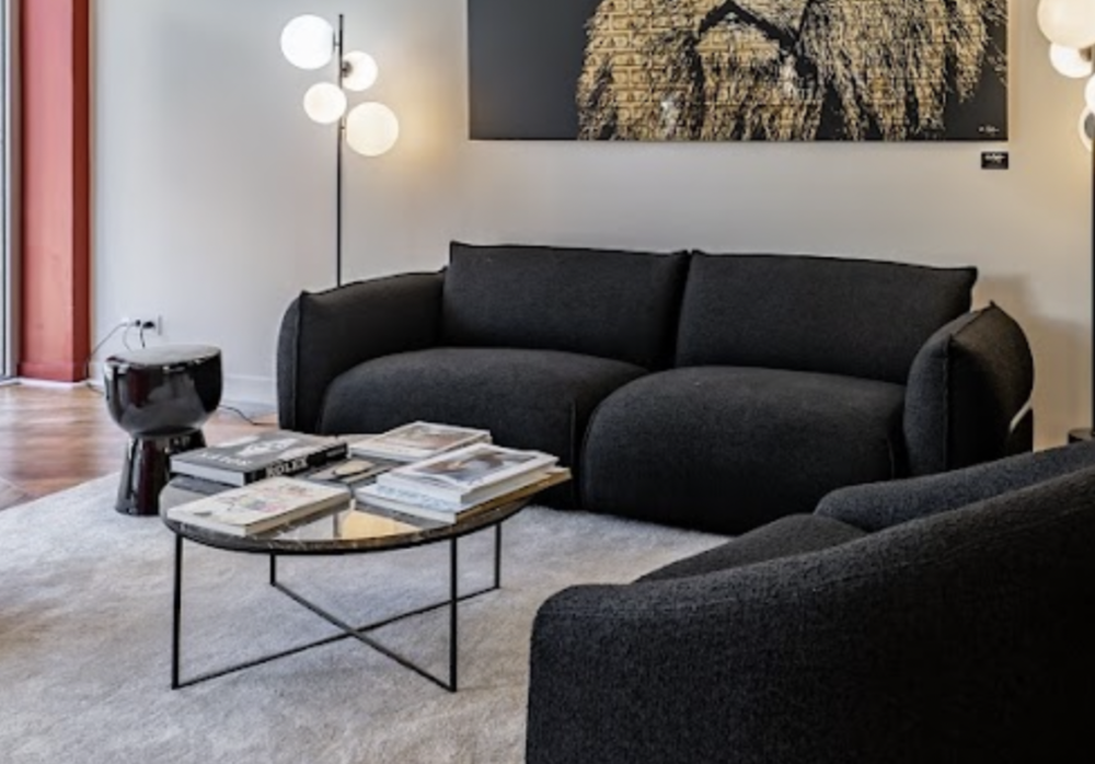 Canap� Noir design 400 Bordeaux (33)