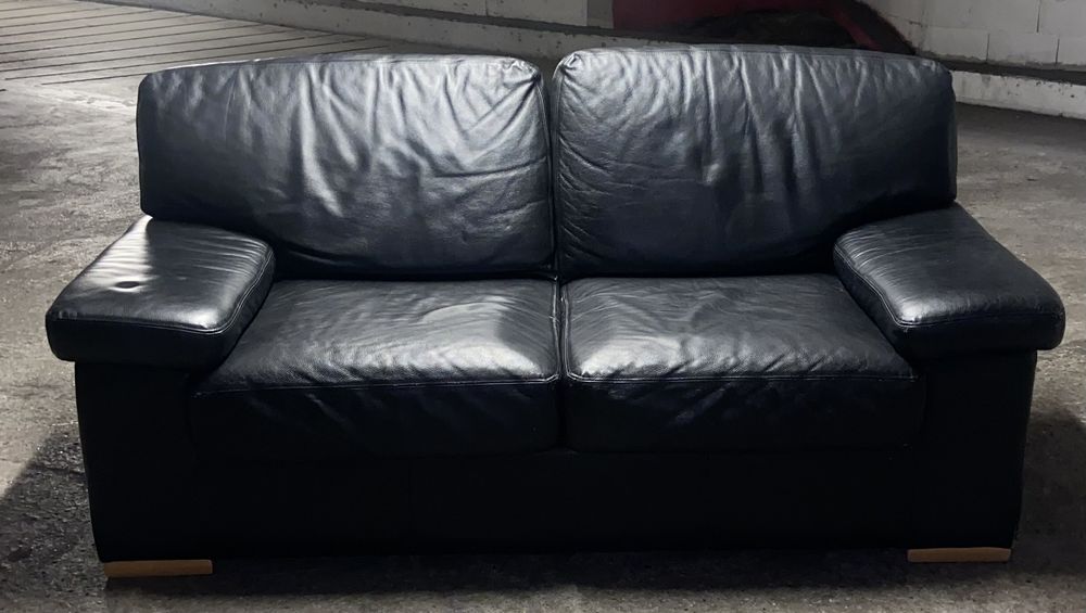 Canap� noir 150 Paris 20 (75)