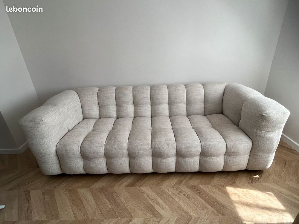 Canap� nuage 3/4 places beige sable LILO de Mais 789 Vernouillet (28)