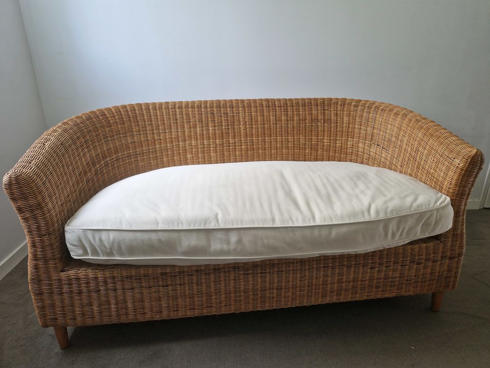 Canap� osier  Habitat   70 Eaubonne (95)