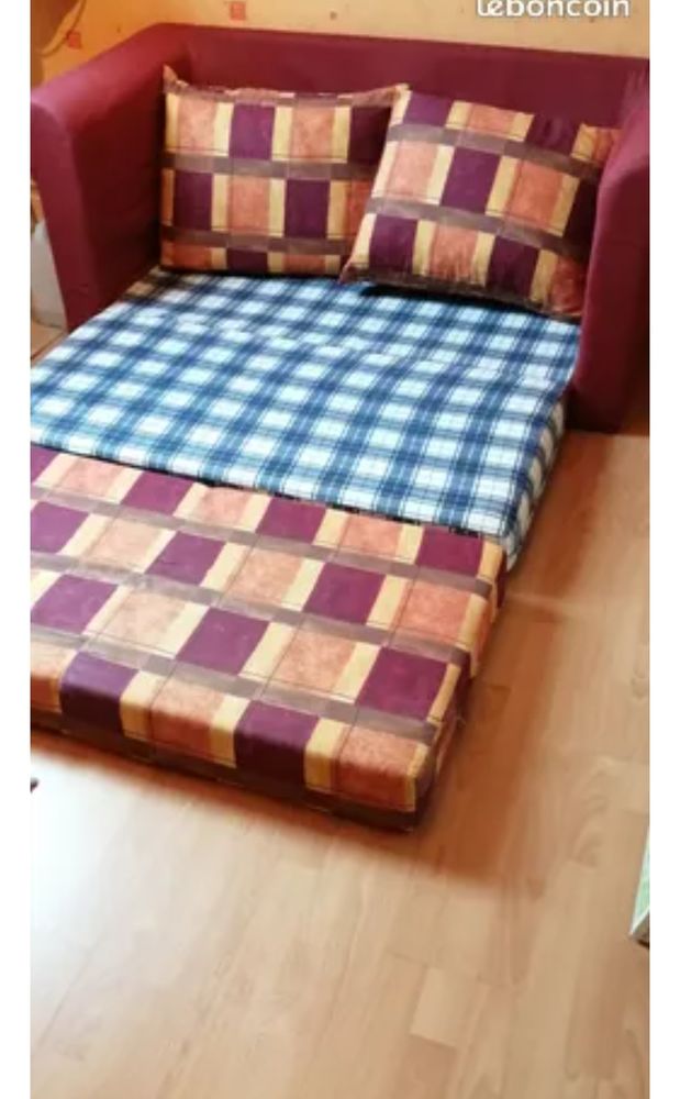 Canap� 2 personnes avec couchage 0 Saint-Saulve (59)