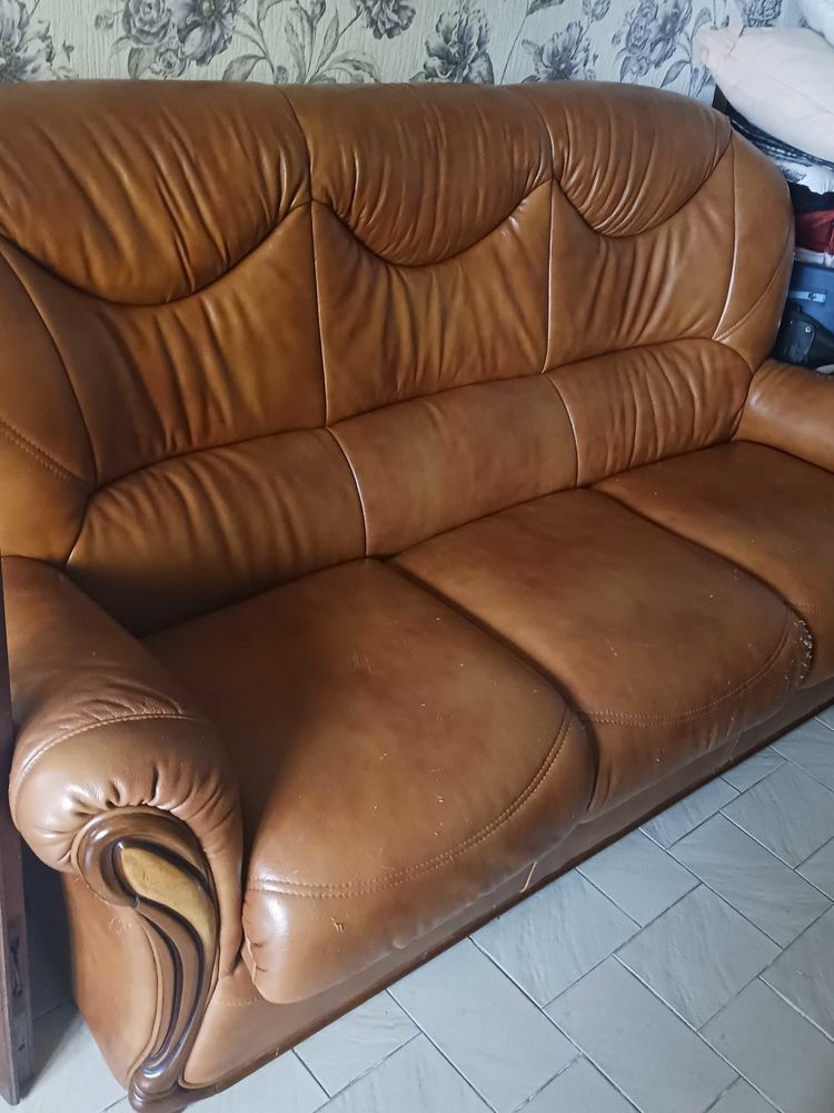 canap�+3+place+marron+� +++payez+sur+place 130 Y�vres (28)