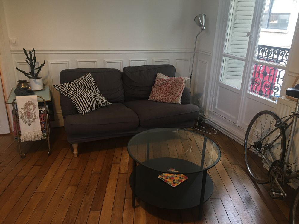 CANAPE 2 PLACES BLEU GRIS 160 Malakoff (92)