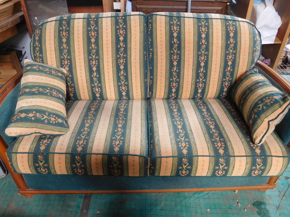 Canap� 2 places et ses 2 coussins 120 Frangy (74)