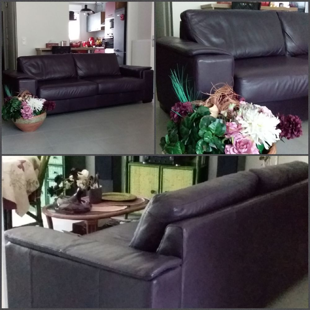 CANAP� 3 PLACES CUIR Bois&Chiffons 799 Saint-�tienne-du-Rouvray (76)