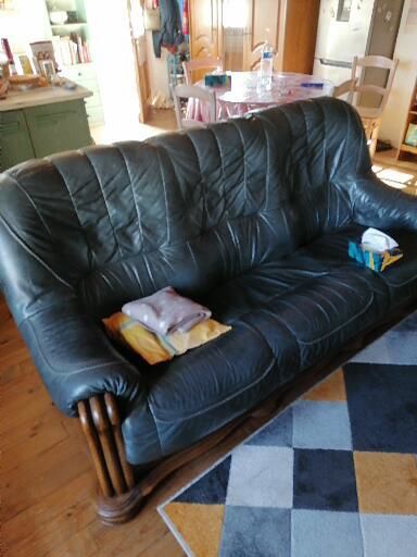 Canap� 3 places en cuir v�ritable. 0 Oreilla (66)