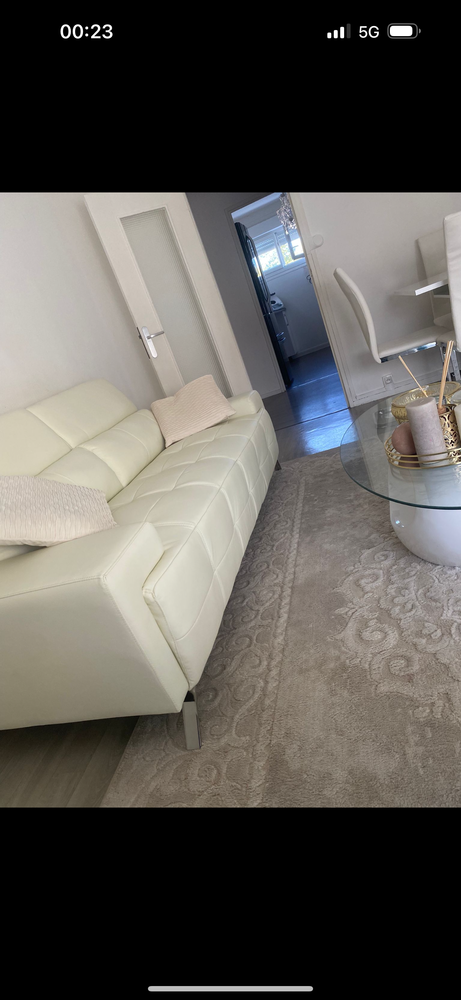 Canap� 3/4  Places cuir 450 Dourdan (91)