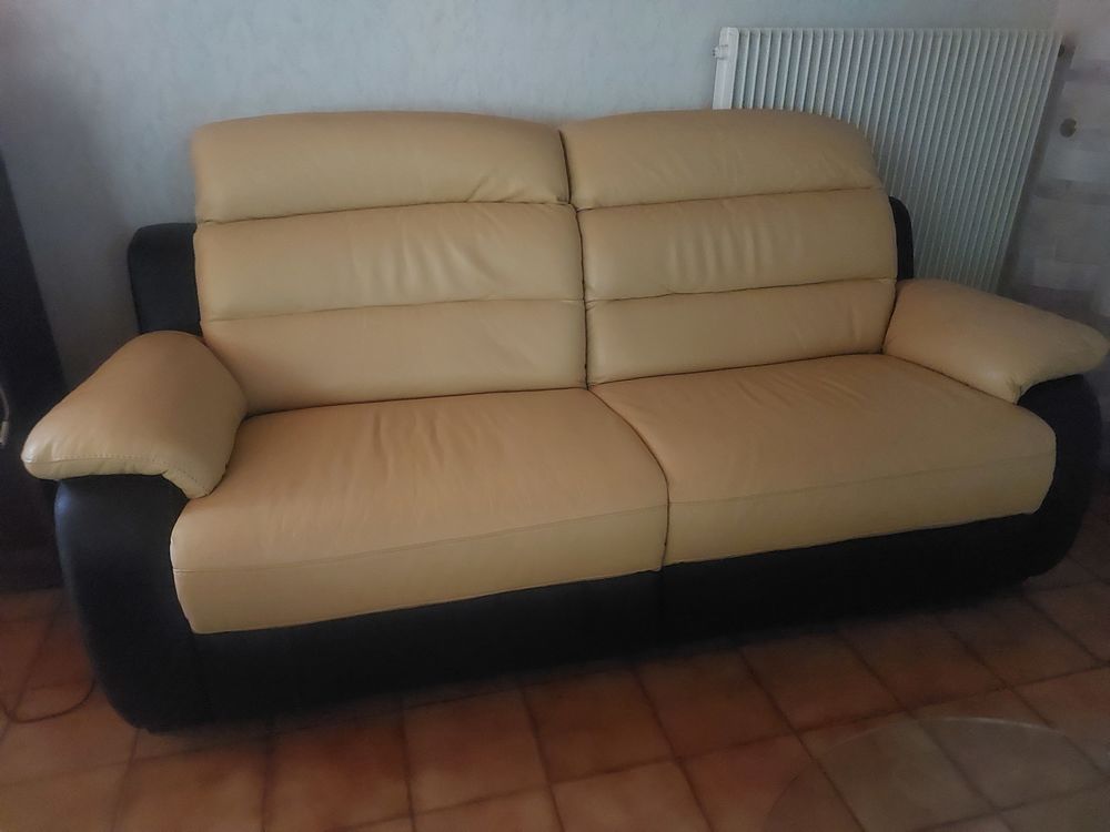 canap� 3 places cuir vachette 360 Cruseilles (74)