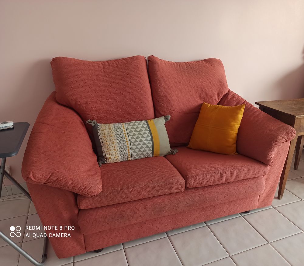 Canap� 2 places d�houssable LIVR� SANS FRAIS 25 Martigues (13)