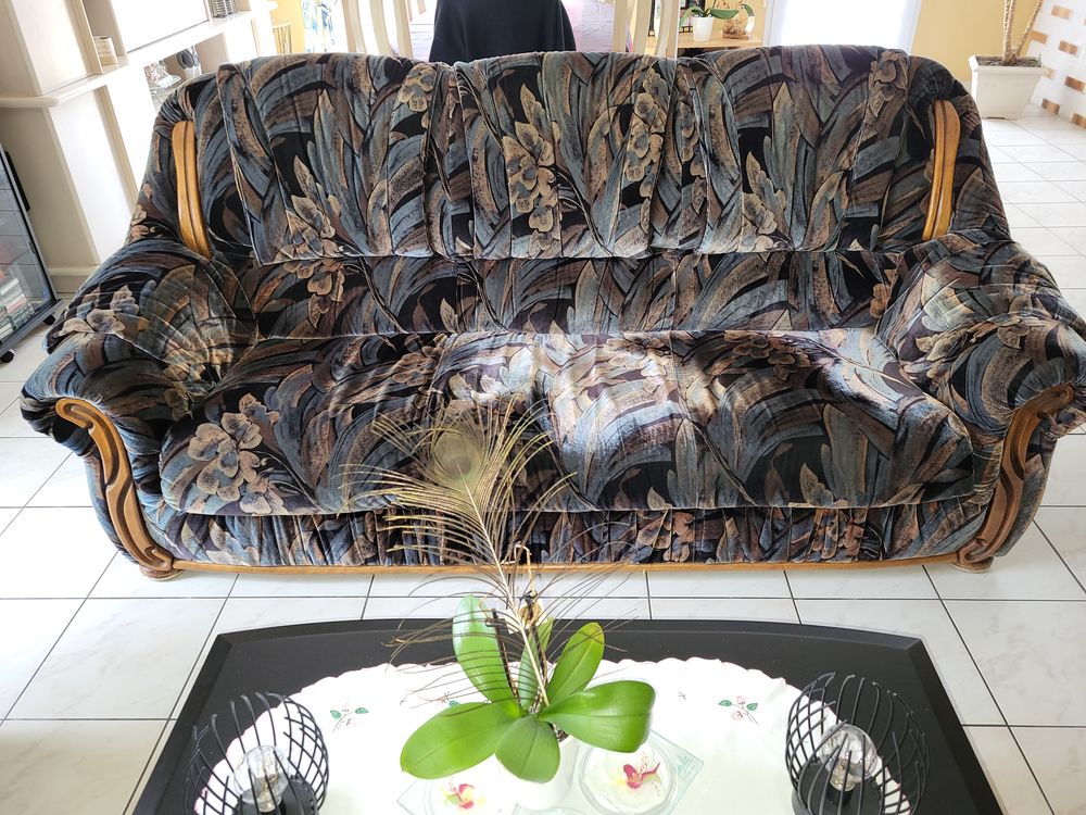 Canap� 3 places et 2 fauteuils 400 Ploumagoar (22)