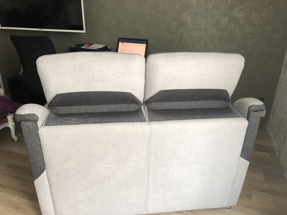 Canap� 2 places gris et anthracite 650 Pornic (44)