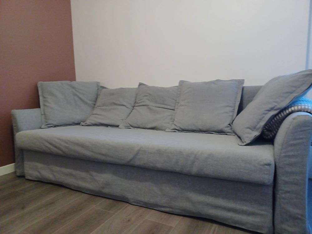 Canap� 3 places gris convertible 230 Vertou (44)