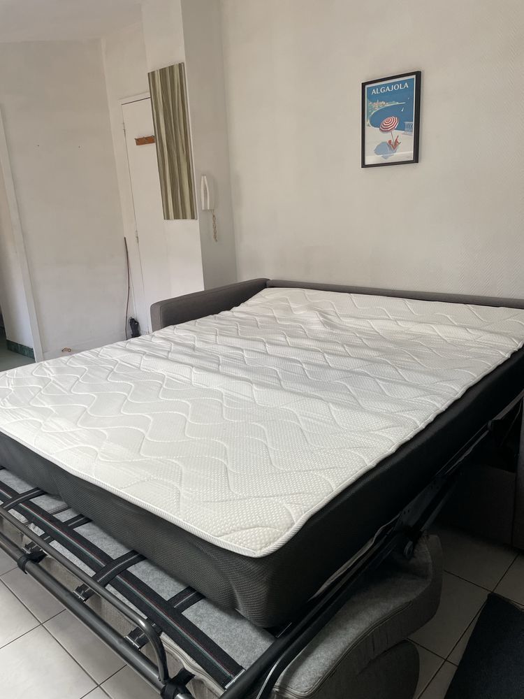 canap� lit 3 places - matelas 22cm 650 Bordeaux (33)