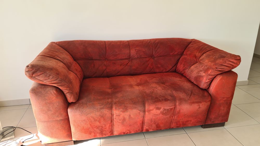 Canap� 2 places en microfibre 0 Pont-de-l'Is�re (26)