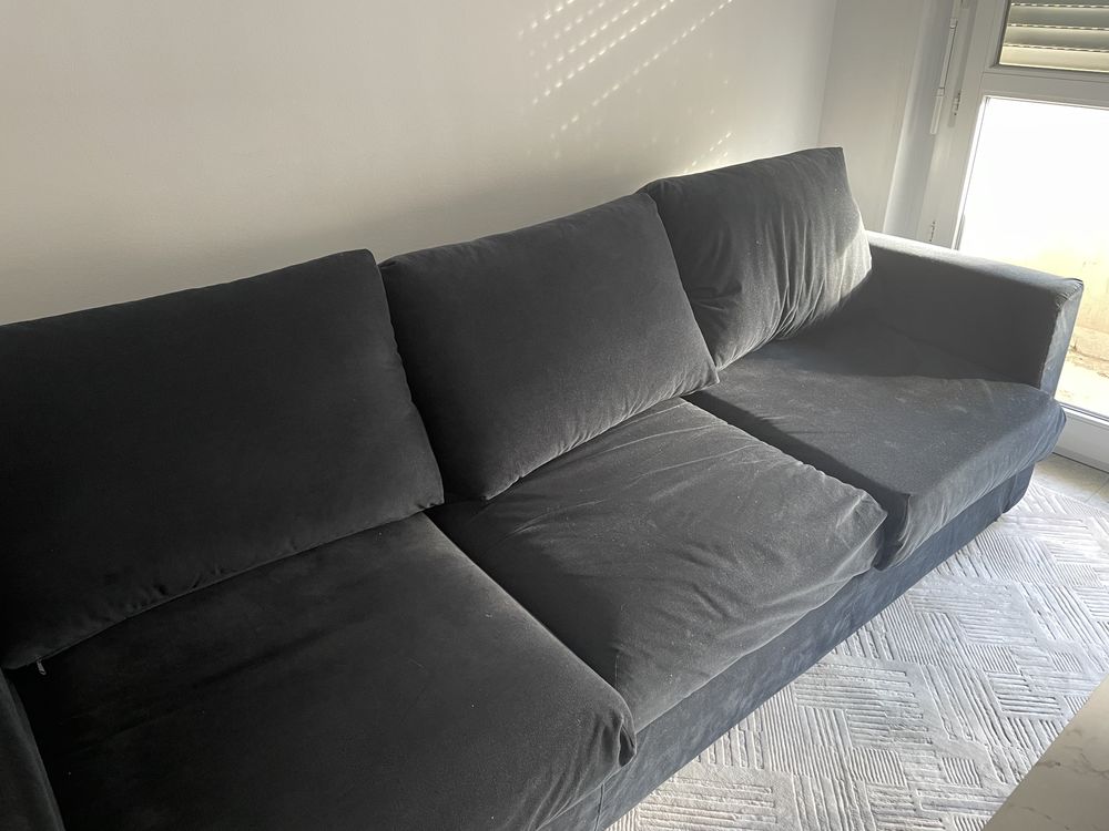Canap� 3 places noir IKEA 450 Cr�teil (94)
