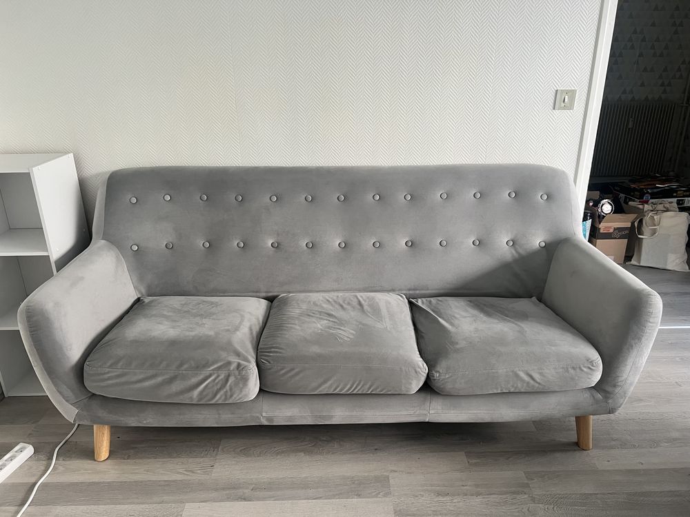Canap� 3 places style scandinave 120 Amiens (80)