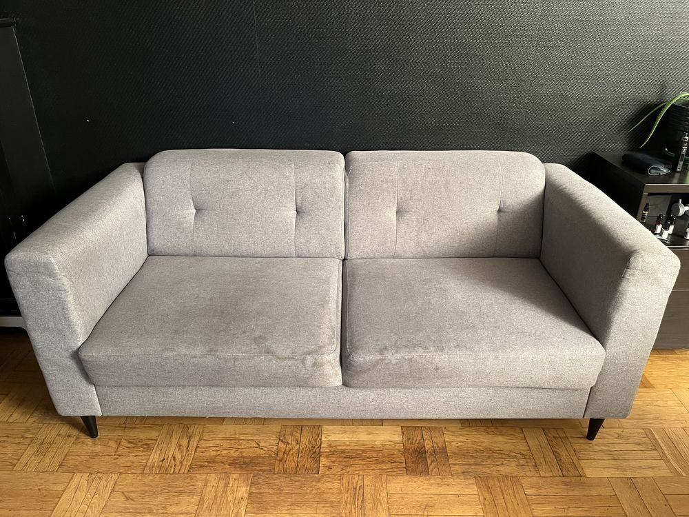 canap� 3 places en tissu gris - 100� 100 Boulogne-Billancourt (92)