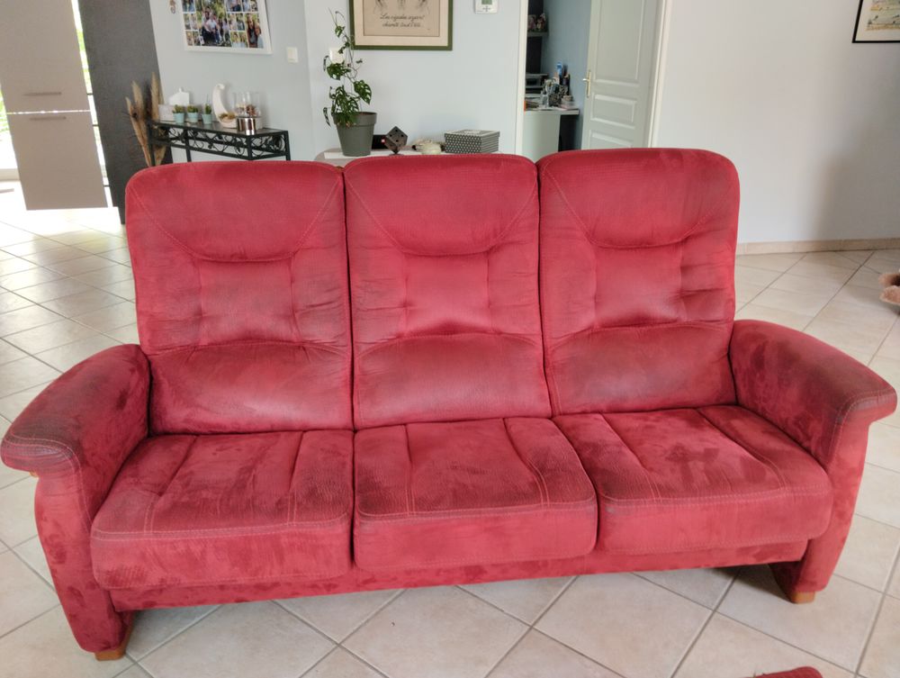 canap� 3 places tissus 100% polyester microfibre 200 Saint-L�ger-sur-Dheune (71)