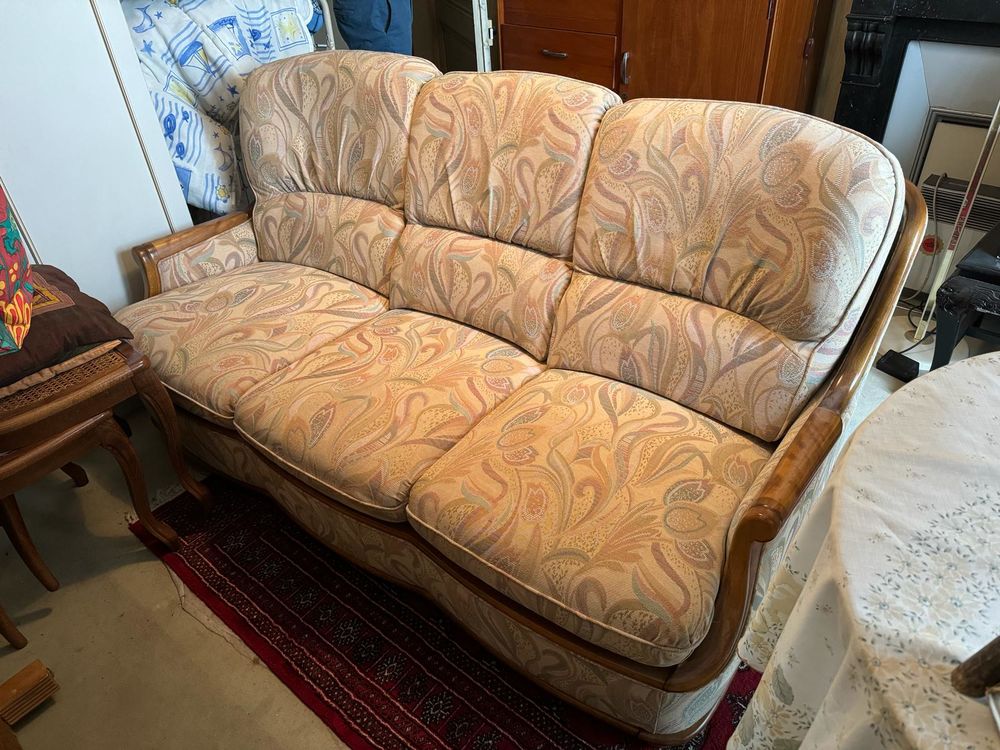 Canap�  3 places en tissus 180 Paris 15 (75)