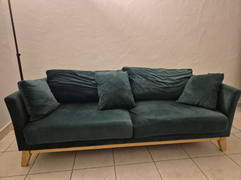 Canap� 3 places velours 350 Labastide-Saint-Pierre (82)