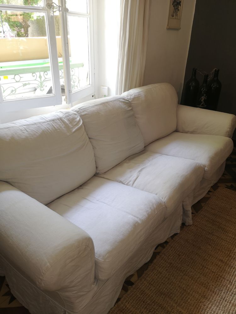 Canap� 3 places en lin 100 Saint-Jean-du-Gard (30)