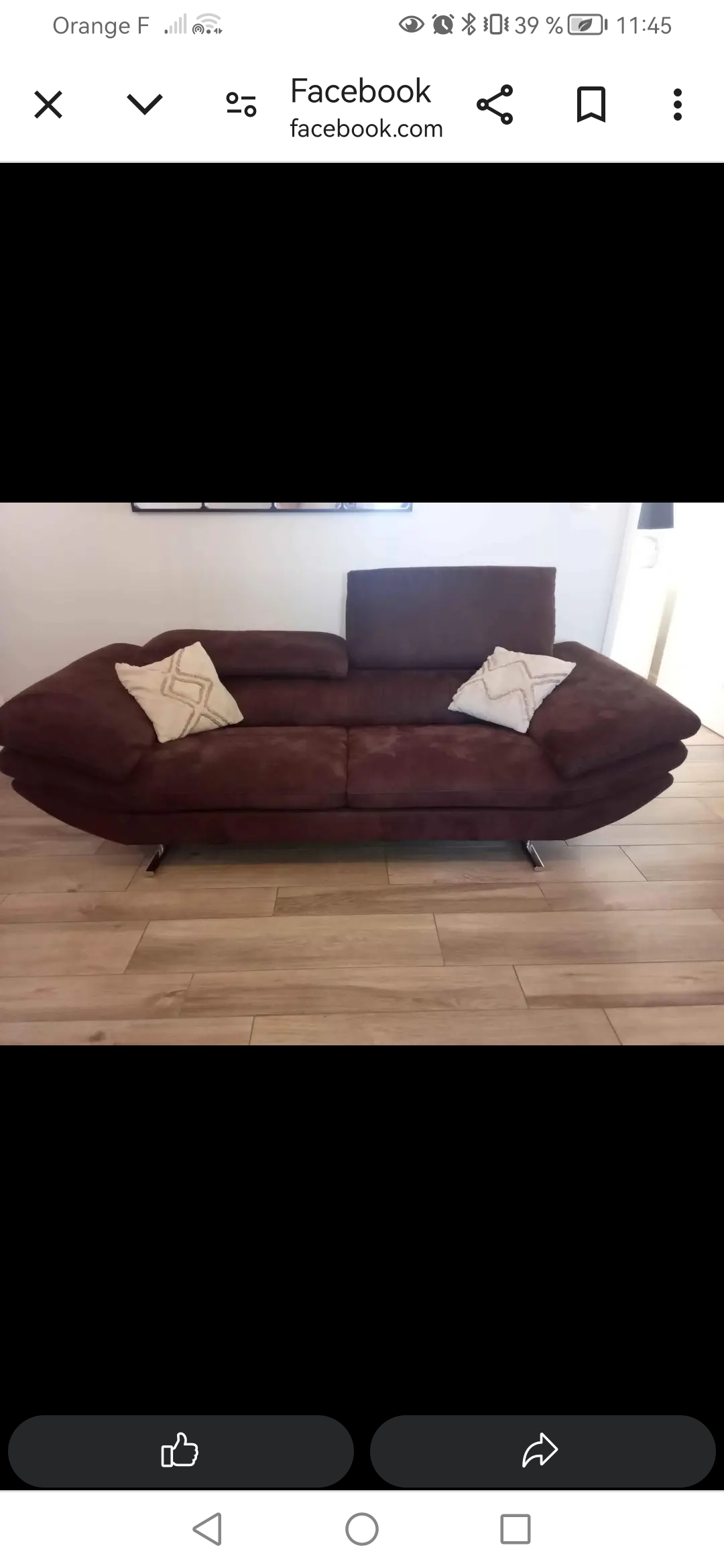 Canap� 3 places 700 Lagarde-Enval (19)